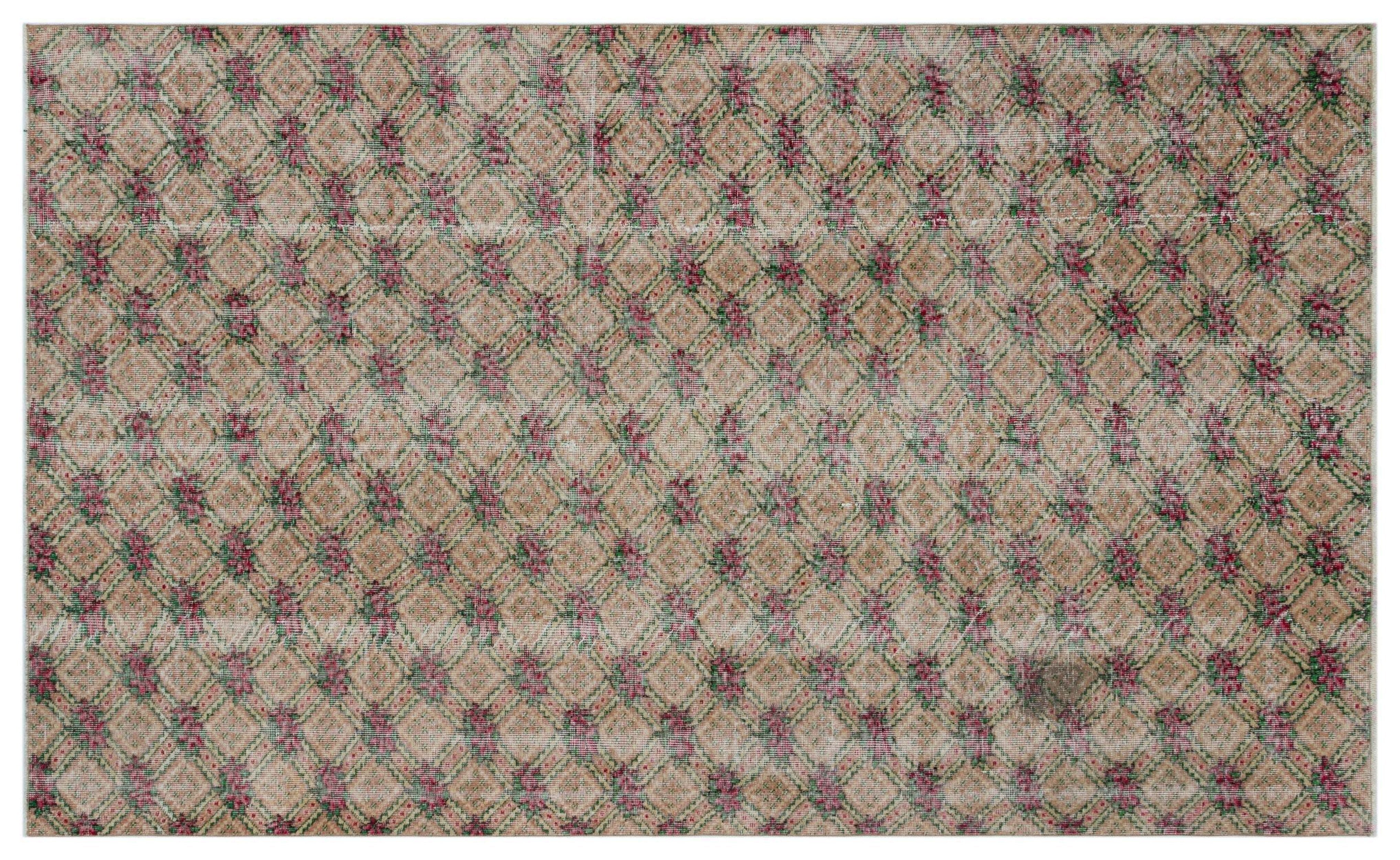 Takosa - Vintage Floral Rug - 5'3 X 8'8