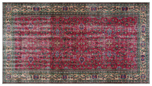 Load image 1 in gallery view. Ceunama - Vintage Floral Rug - 5'7 X 9'9