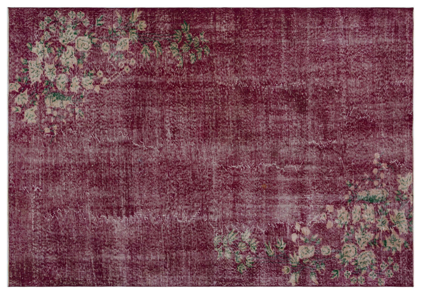 Creuhuya - Vintage Distressed Rug - 5'11 X 8'5