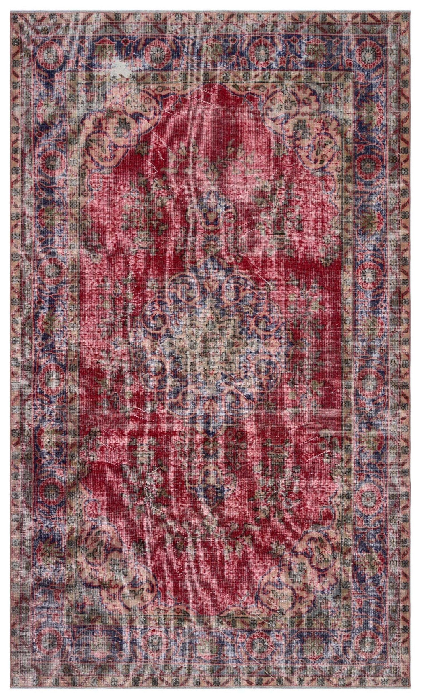 Sleasien - Vintage Medallion Rug - 5'11 X 9'11