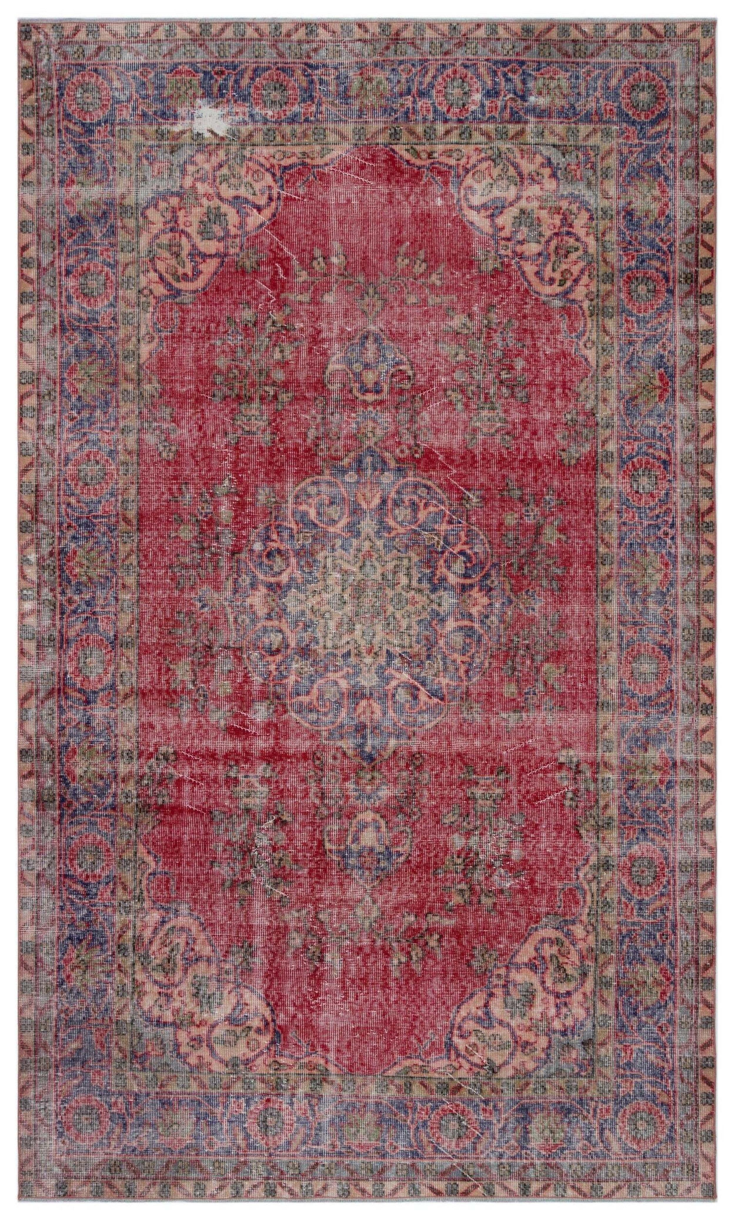 Sleasien - Vintage Medallion Rug - 5'11 X 9'11