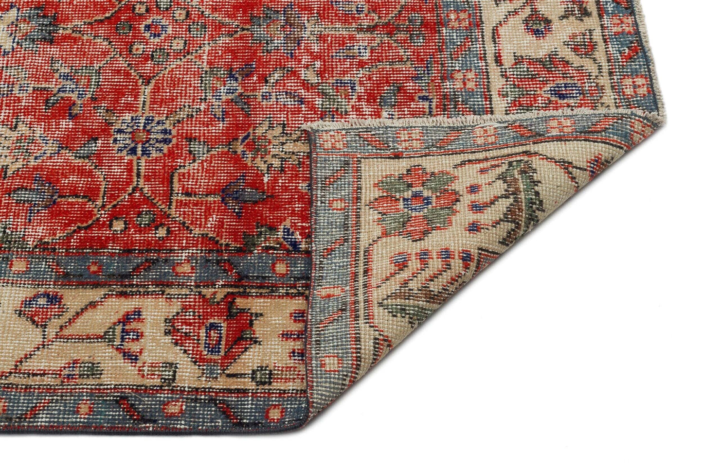 Gluor - Vintage Floral Rug - 5'2 X 8'10