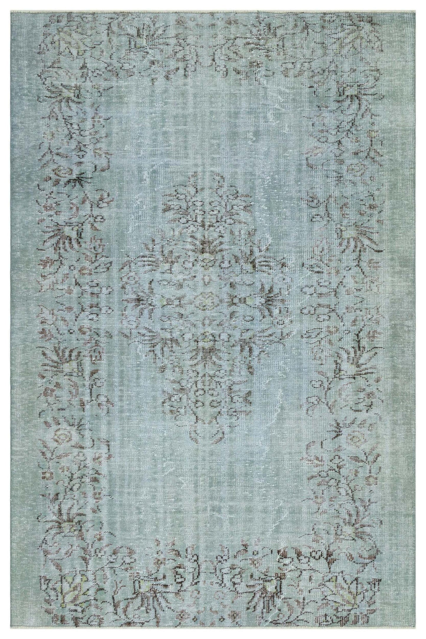 Vekela - Vintage Distressed Rug - 6'1 X 9'3