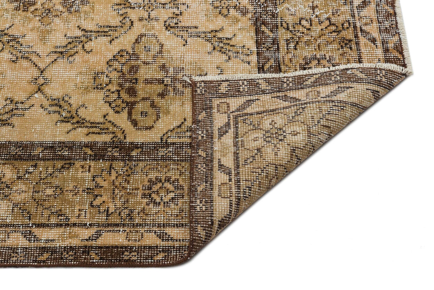Druzia - Vintage Floral Rug - 5'9 X 9'5