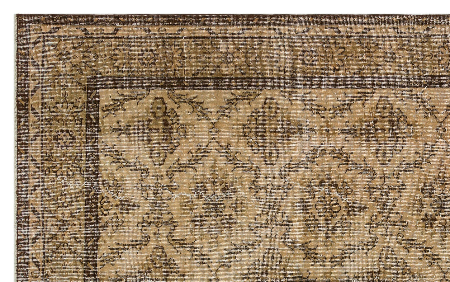 Druzia - Vintage Floral Rug - 5'9 X 9'5