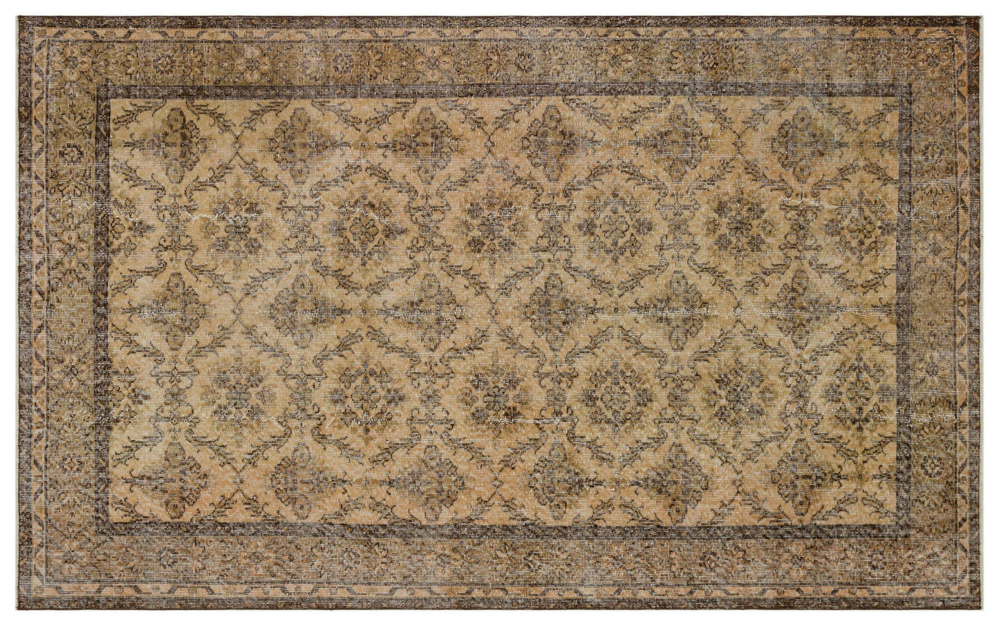 Druzia - Vintage Floral Rug - 5'9 X 9'5