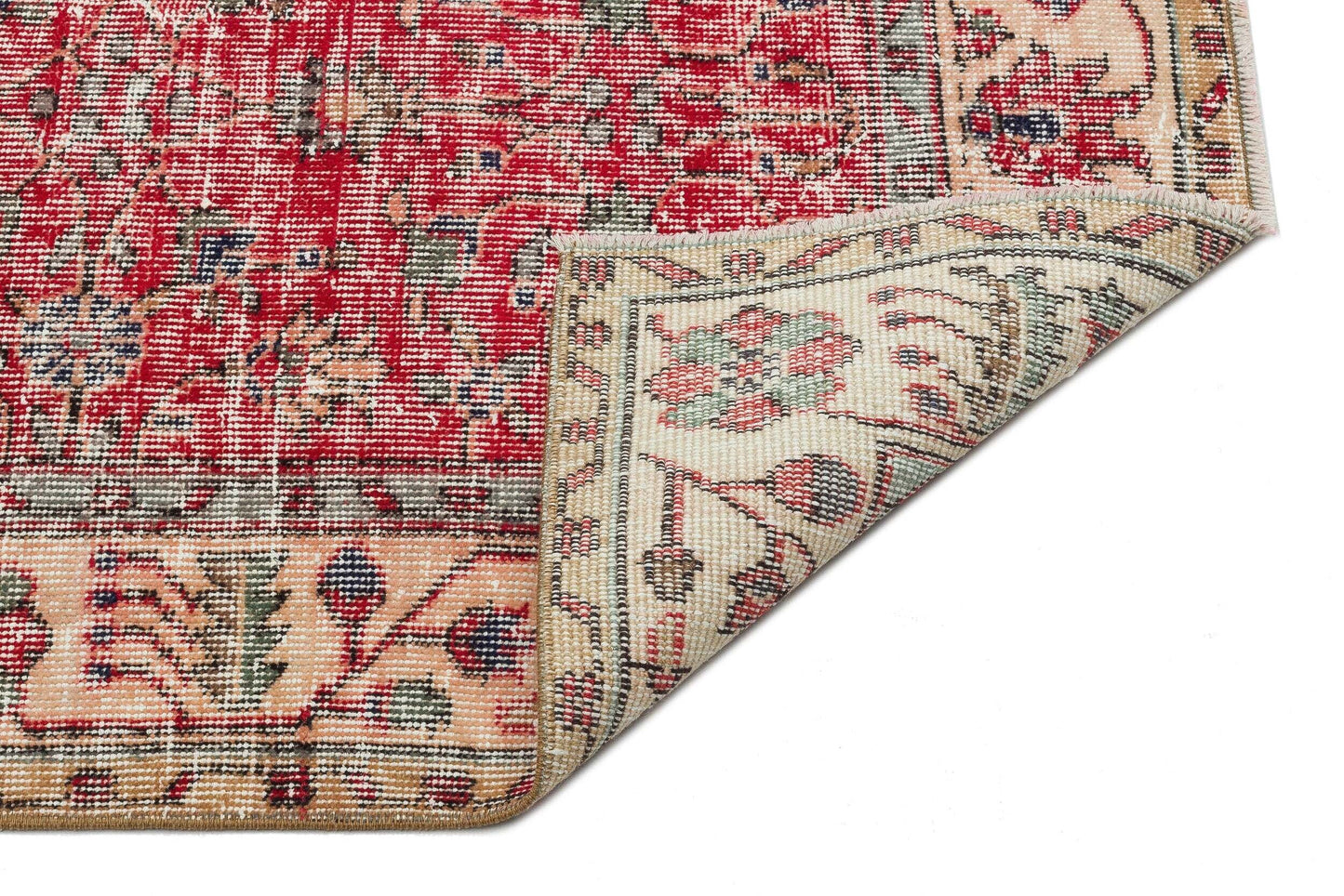 Zuhaon - Vintage Floral Rug - 5'5 X 9'1