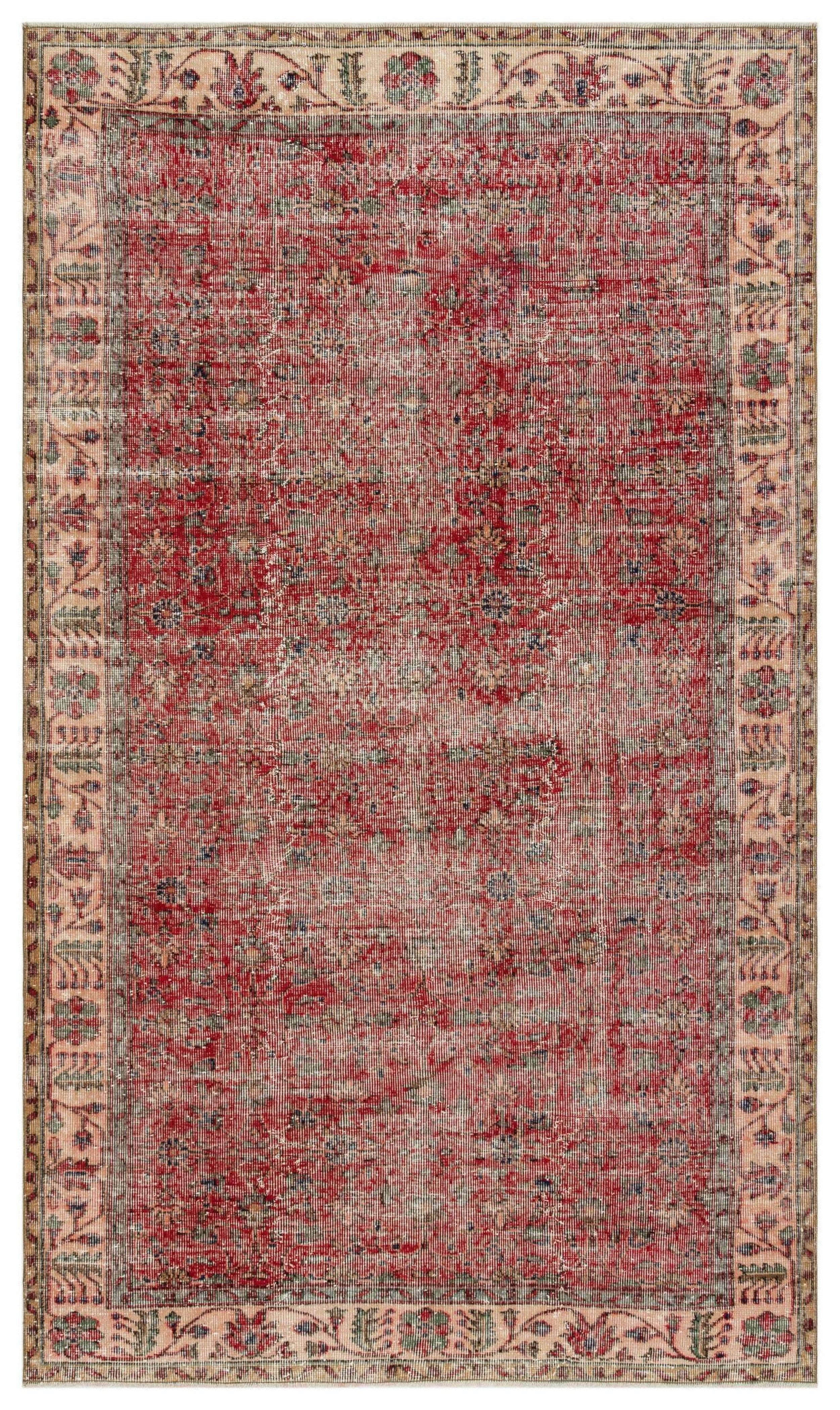 Zuhaon - Vintage Floral Rug - 5'5 X 9'1
