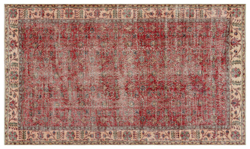 Load image 1 in gallery view. Zuhaon - Vintage Floral Rug - 5'5 X 9'1