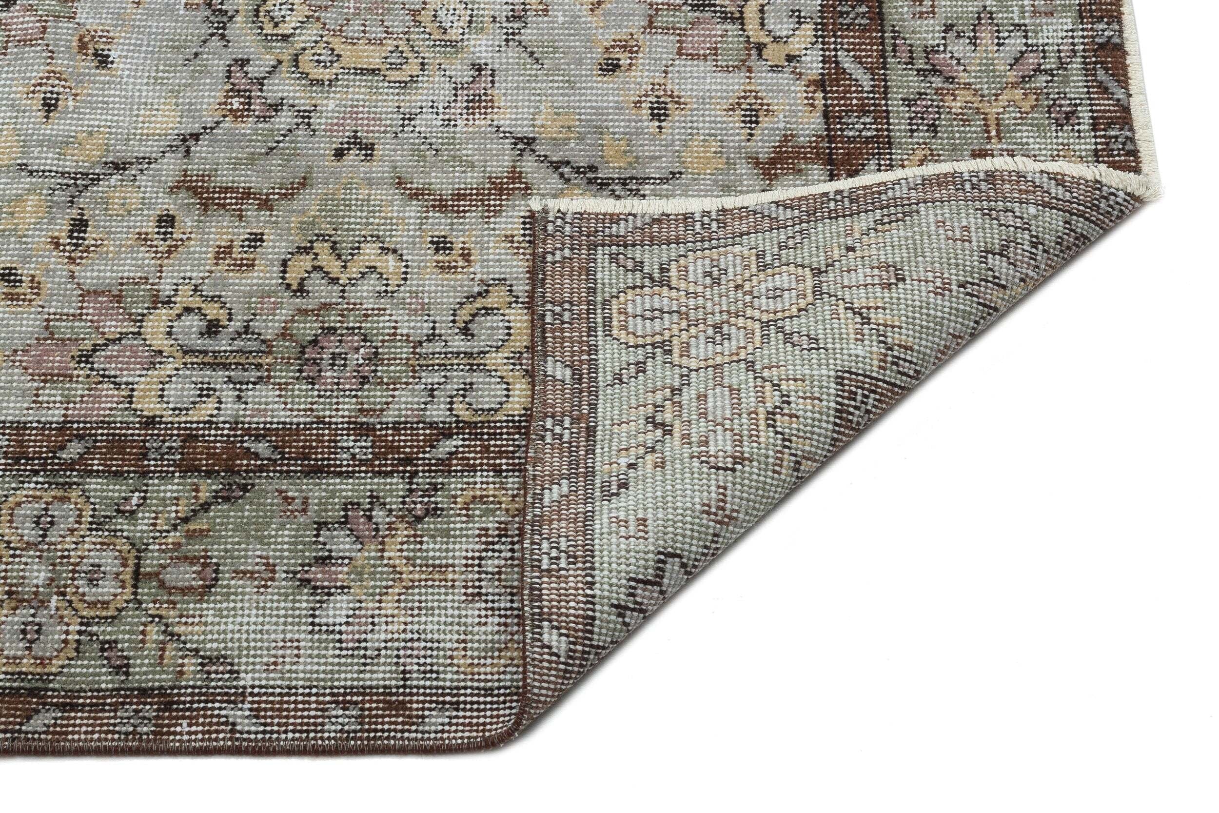 Nofuyn - Vintage Floral Rug - 5'9 X 9'6