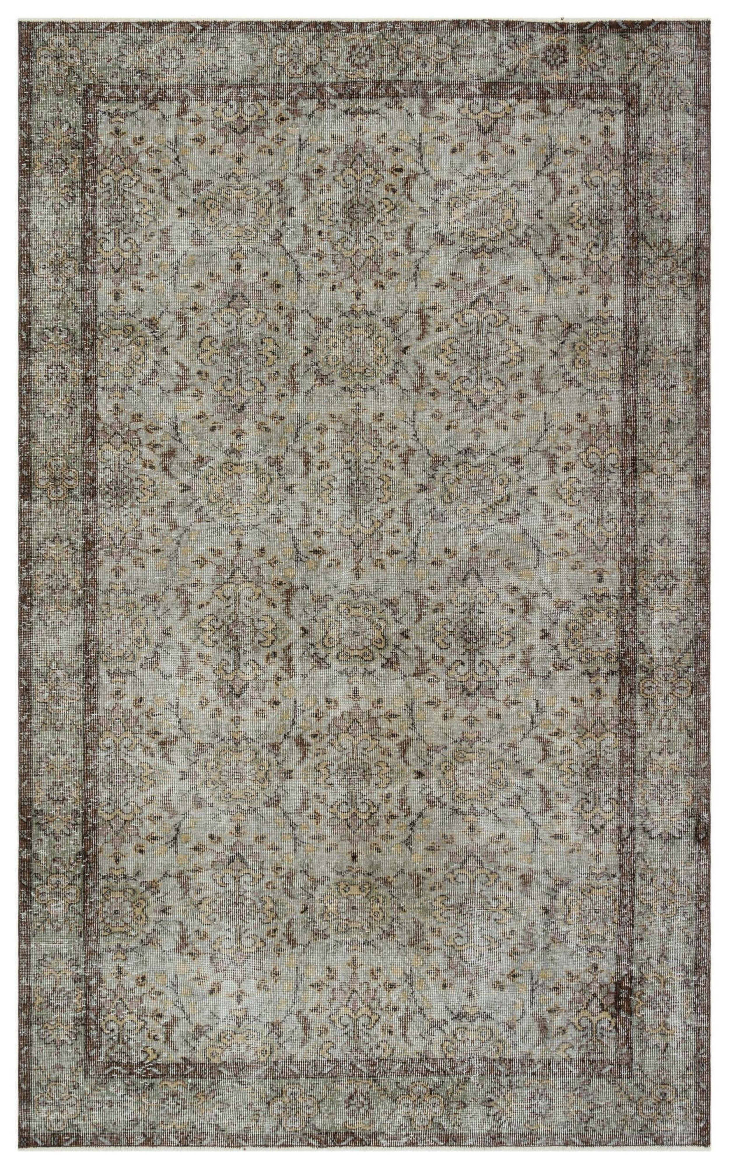 Nofuyn - Vintage Floral Rug - 5'9 X 9'6