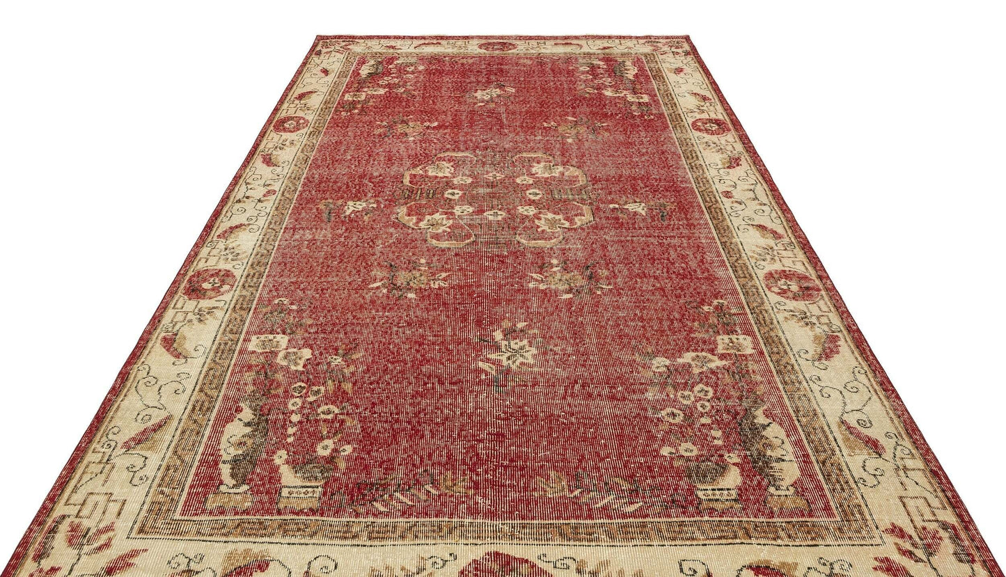 Manata - Vintage Distressed Rug - 6'7 X 10'4