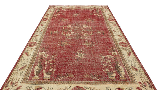 Load image 1 in gallery view. Manata - Vintage Distressed Rug - 6'7 X 10'4