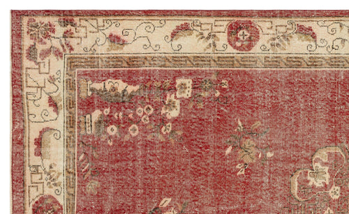 Load image 1 in gallery view. Manata - Vintage Distressed Rug - 6'7 X 10'4