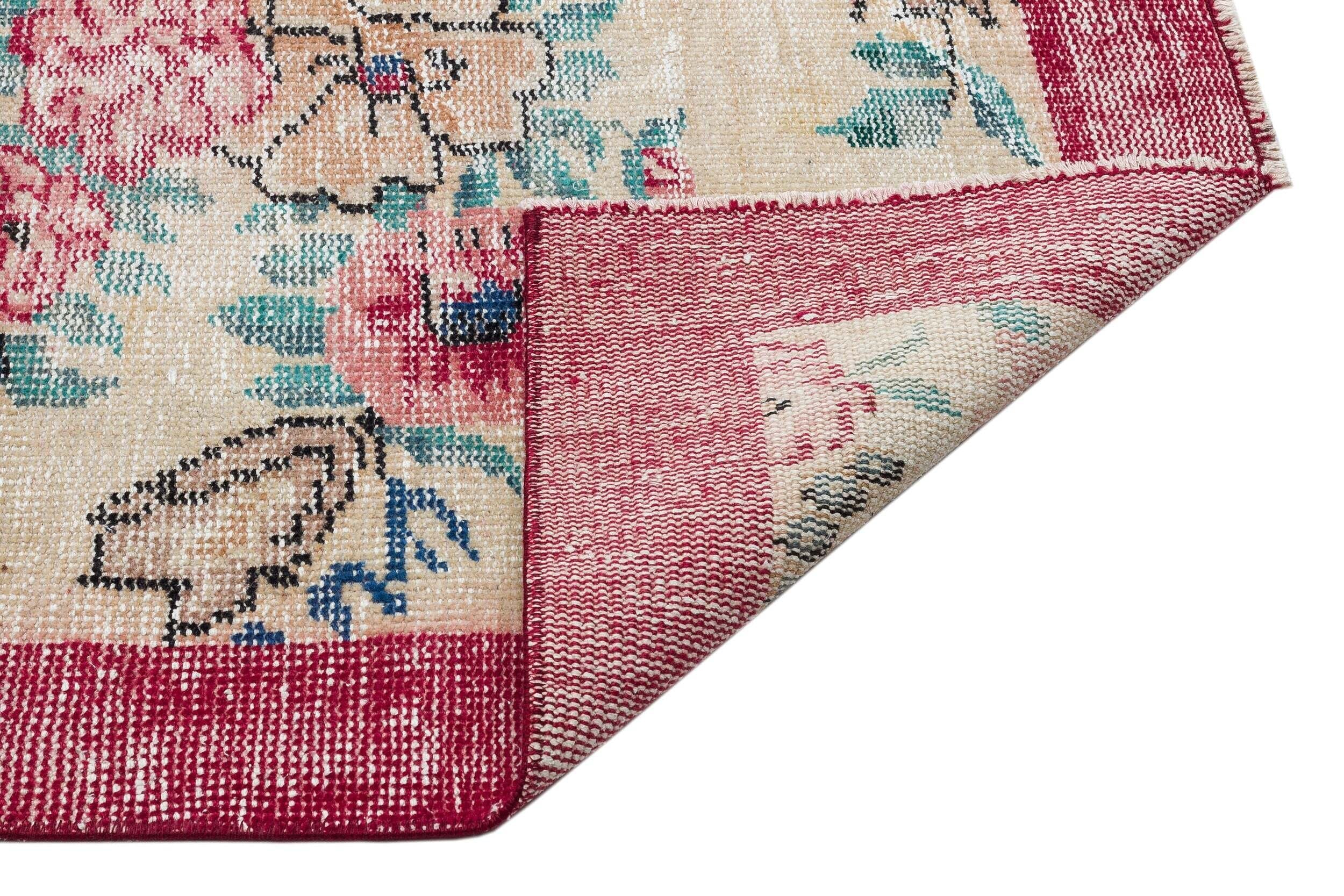 Frageex - Vintage Floral Rug - 6'0 X 9'1