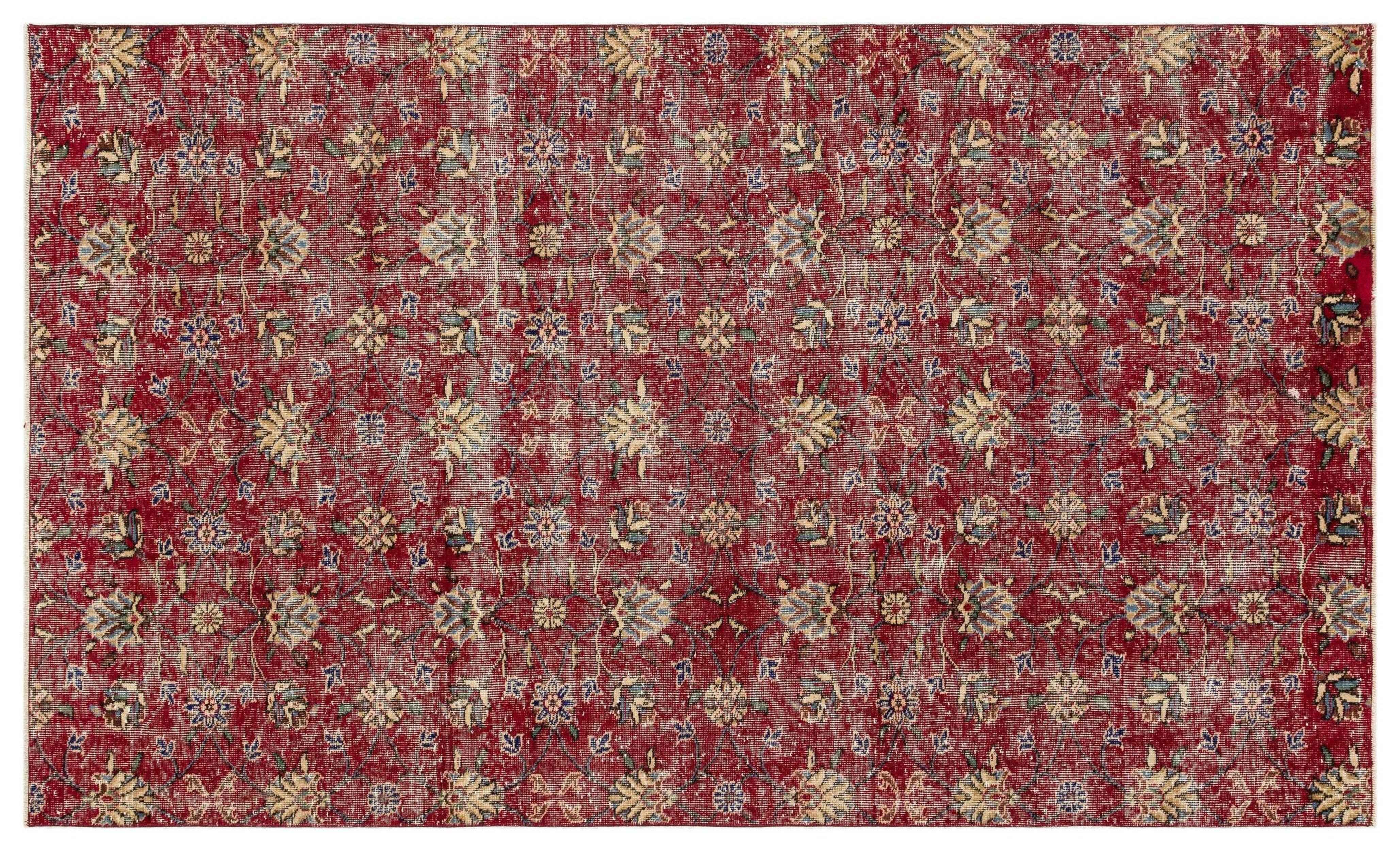Frola - Vintage Floral Rug - 5'2 X 8'6