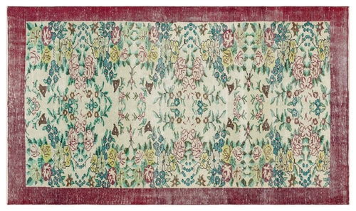 Load image 1 in gallery view. Kibaix - Vintage Floral Rug - 4'11 X 8'3