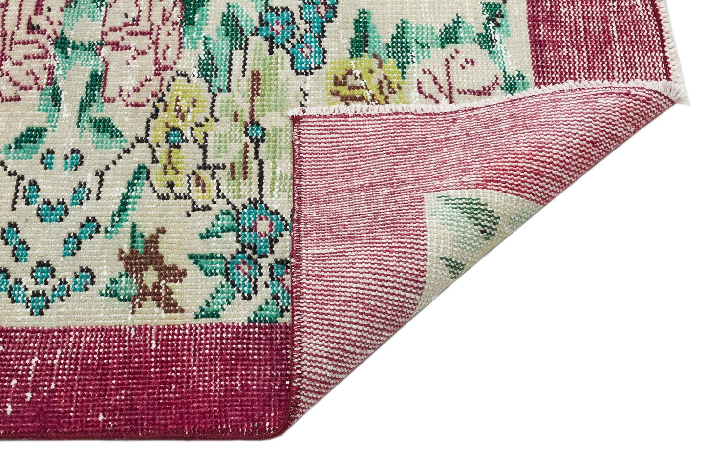 Kibaix - Vintage Floral Rug - 4'11 X 8'3