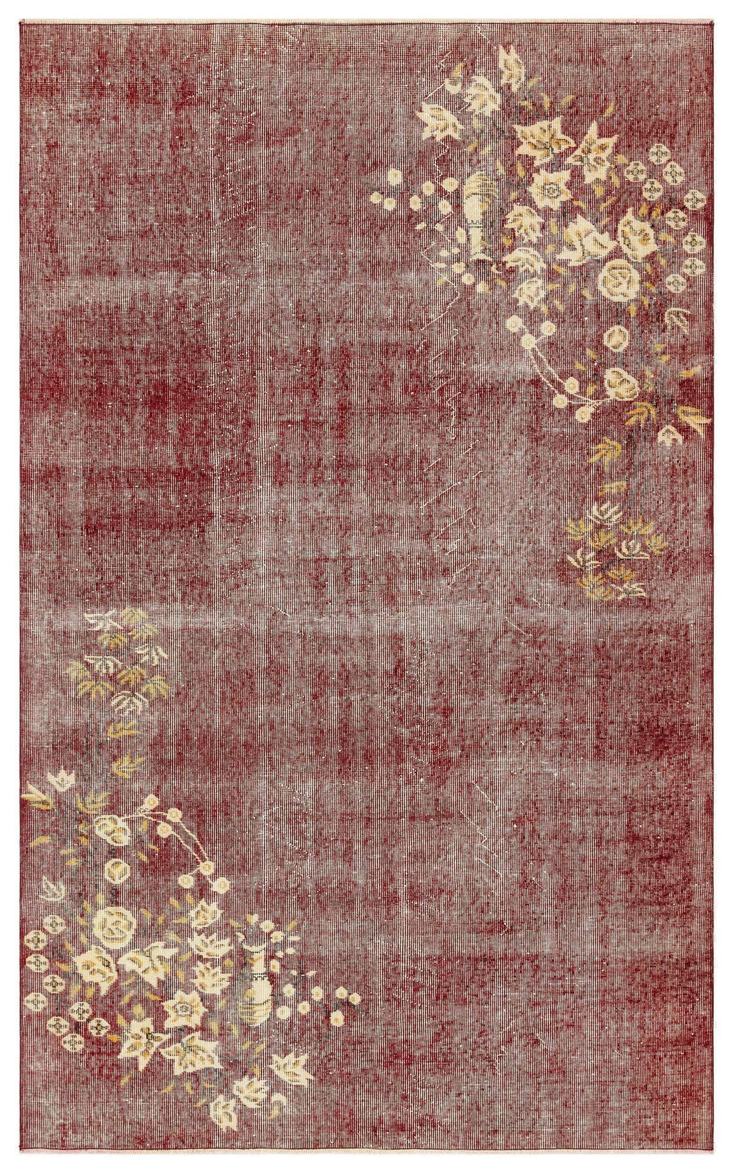 Paizuane - Vintage Distressed Rug - 5'5 X 8'9
