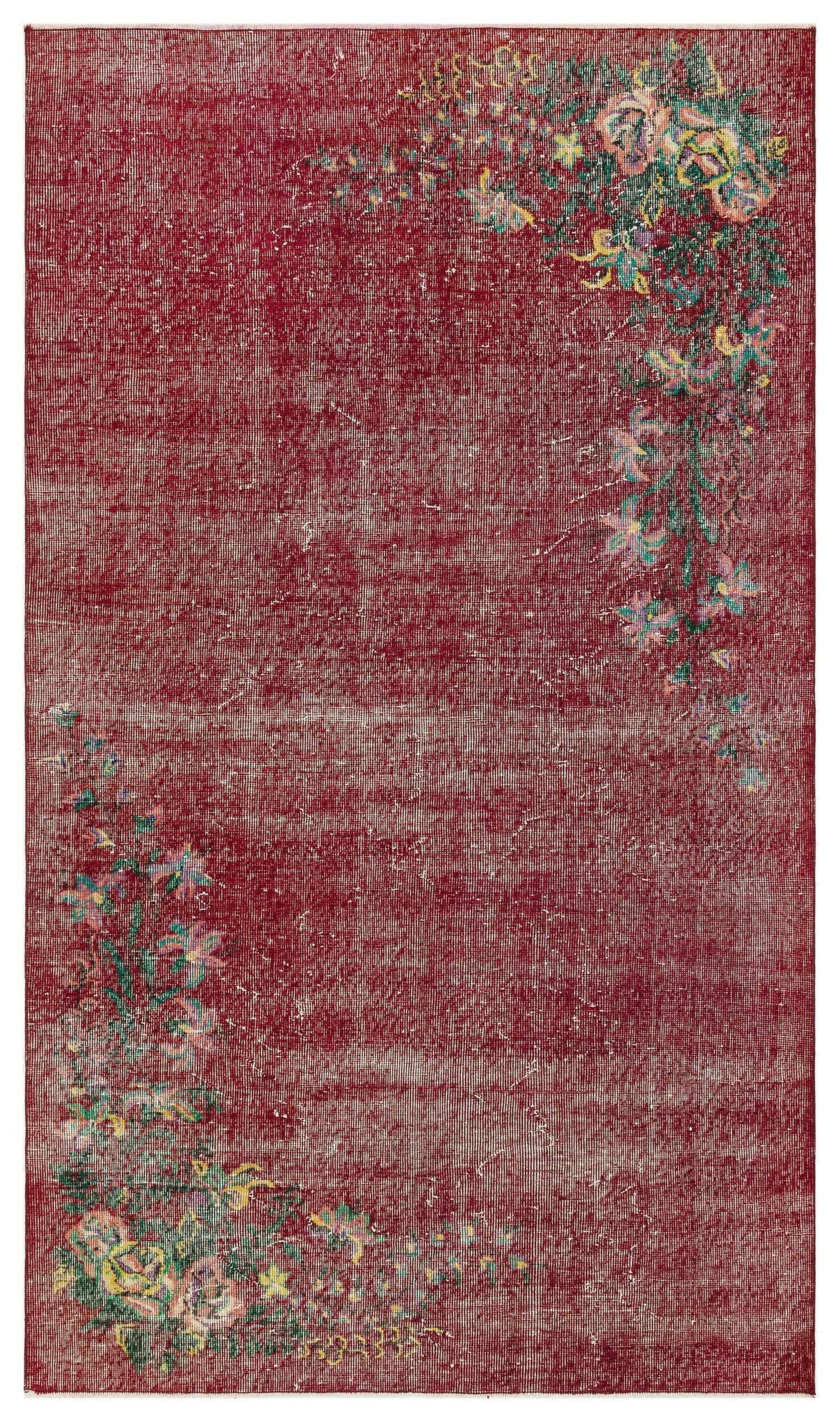 Zenuor - Vintage Distressed Rug - 4'10 X 8'5