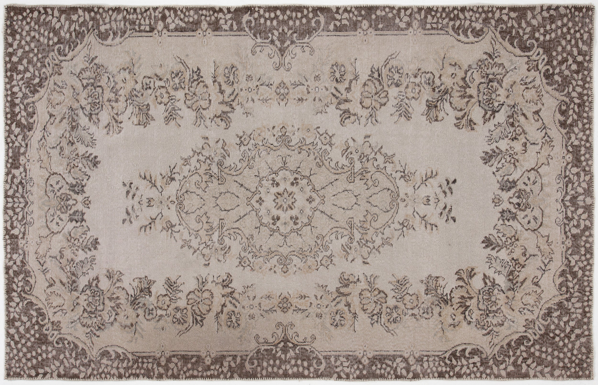Shama - Vintage Medallion Rug - 5'8 X 8'10