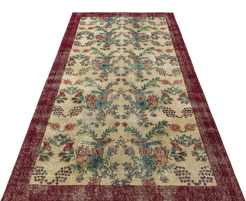 Load image 1 in gallery view. Biala - Vintage Distressed Rug - 4'4 X 8'1