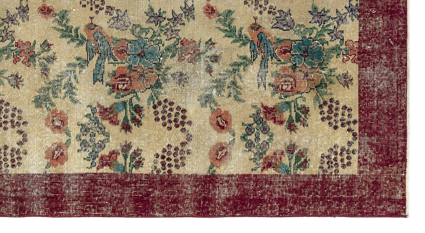 Biala - Vintage Distressed Rug - 4'4 X 8'1