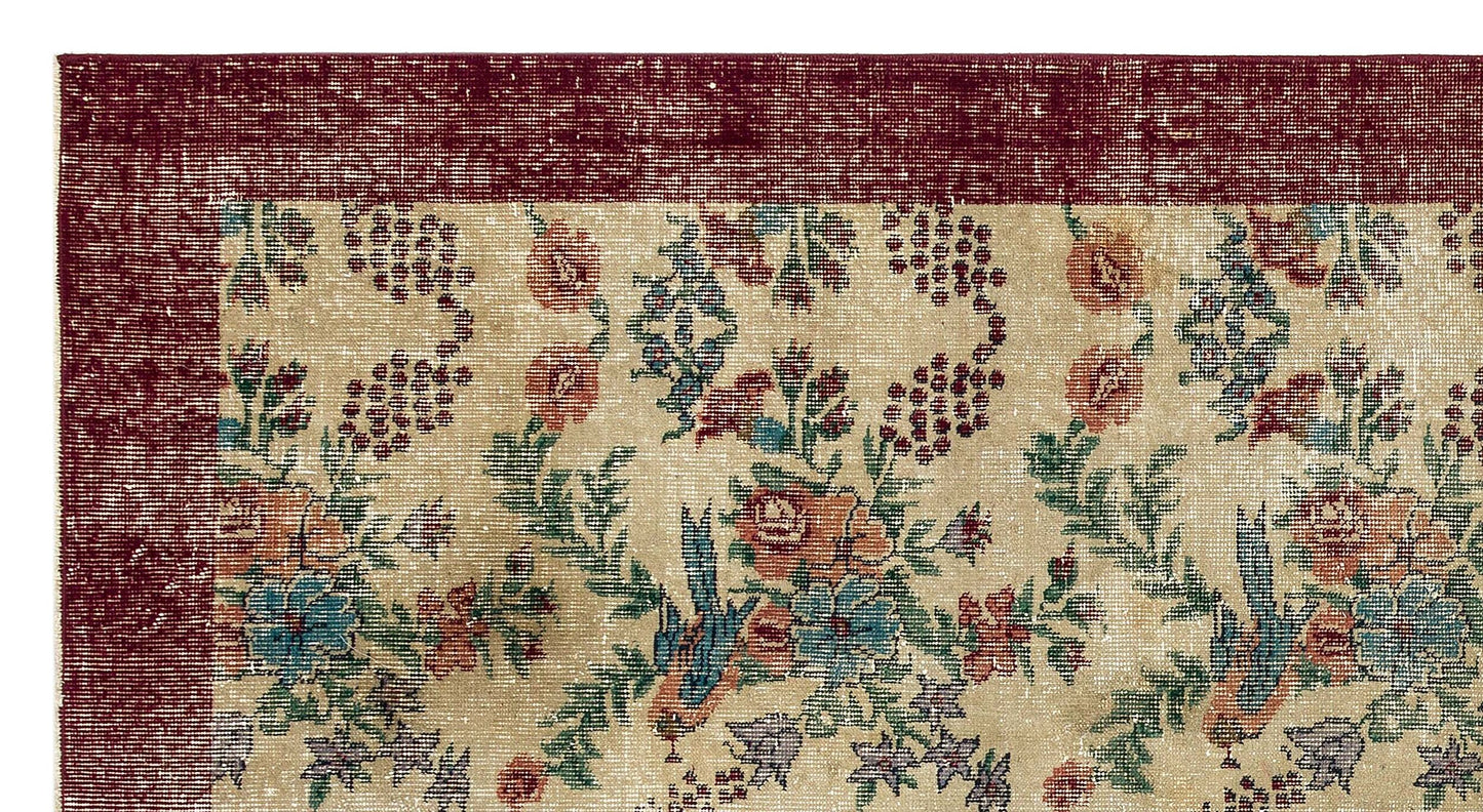 Biala - Vintage Distressed Rug - 4'4 X 8'1