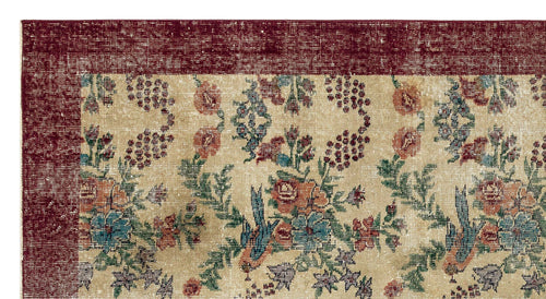 Load image 1 in gallery view. Biala - Vintage Distressed Rug - 4'4 X 8'1
