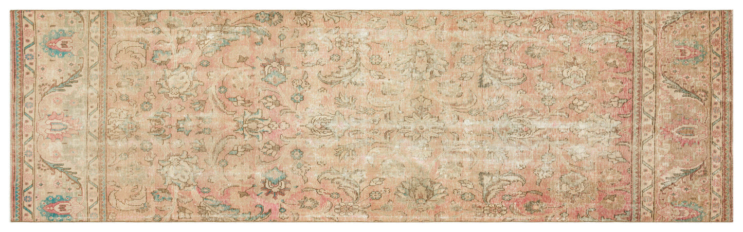 Zilear - Vintage Floral Rug - 3'10 X 12'10