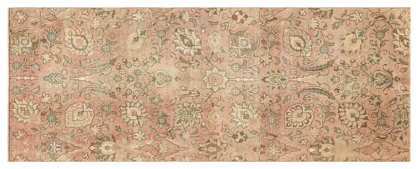 Tezian - Vintage Floral Rug - 3'7 X 9'1