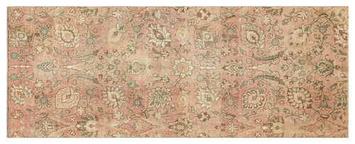 Load image 1 in gallery view. Tezian - Vintage Floral Rug - 3'7 X 9'1