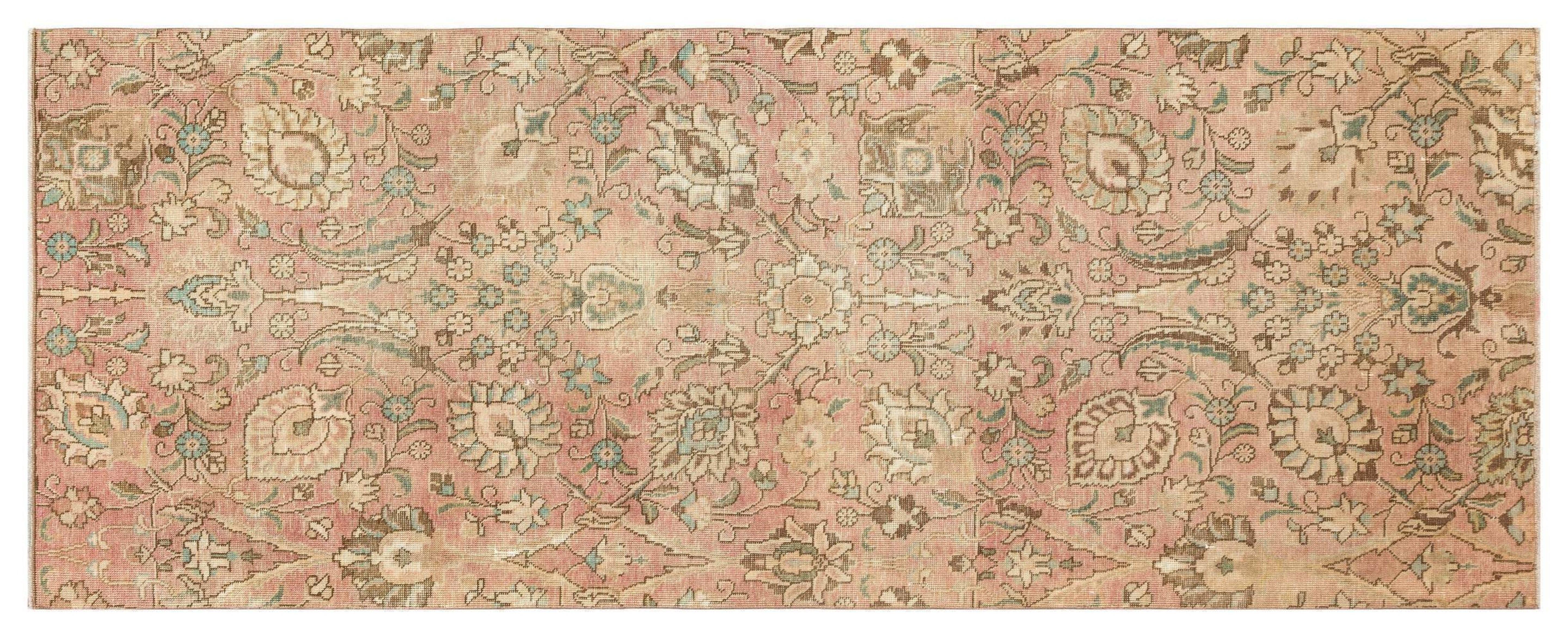 Tezian - Vintage Floral Rug - 3'7 X 9'1