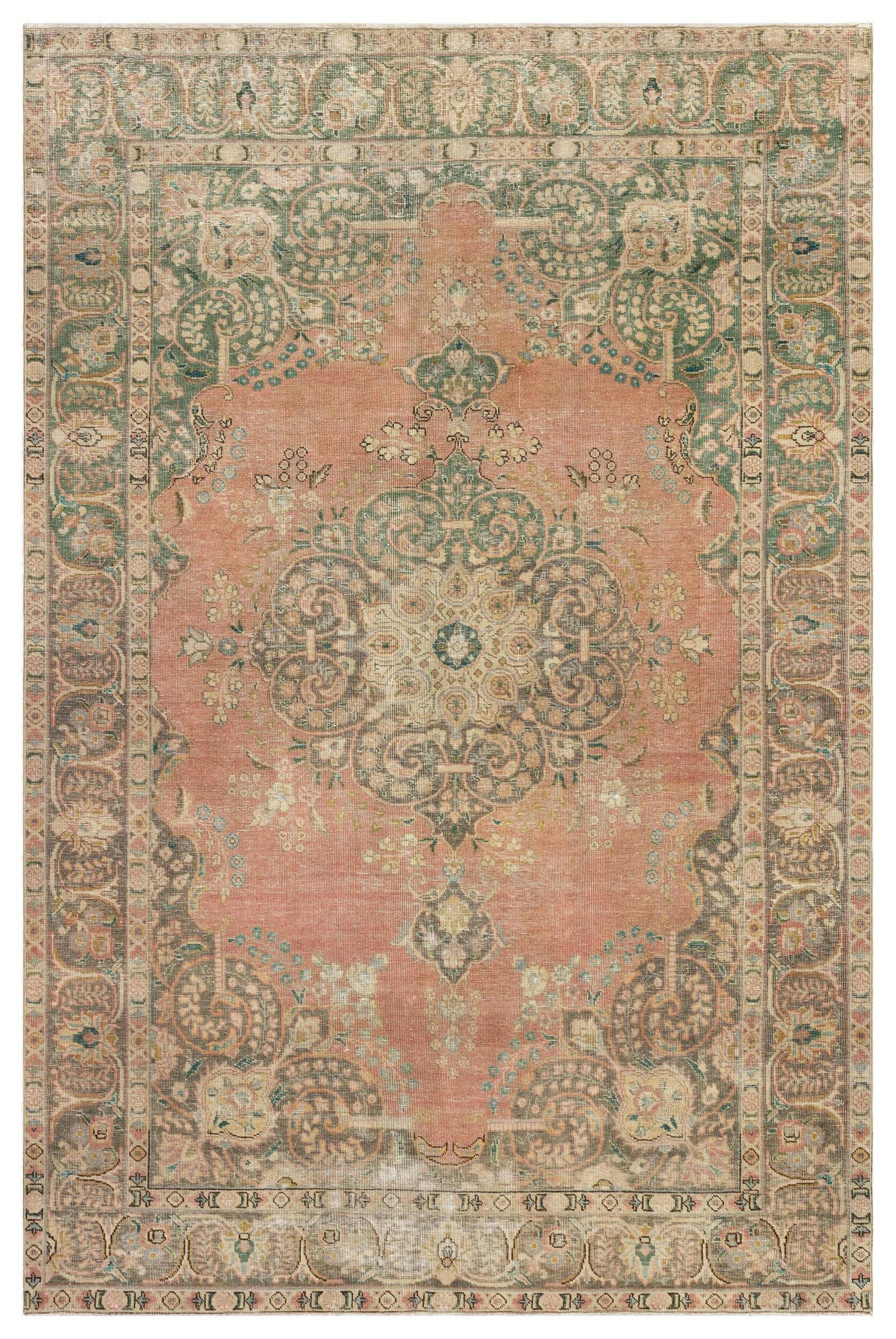Huvela - Vintage Medallion Rug - 6'2 X 9'5