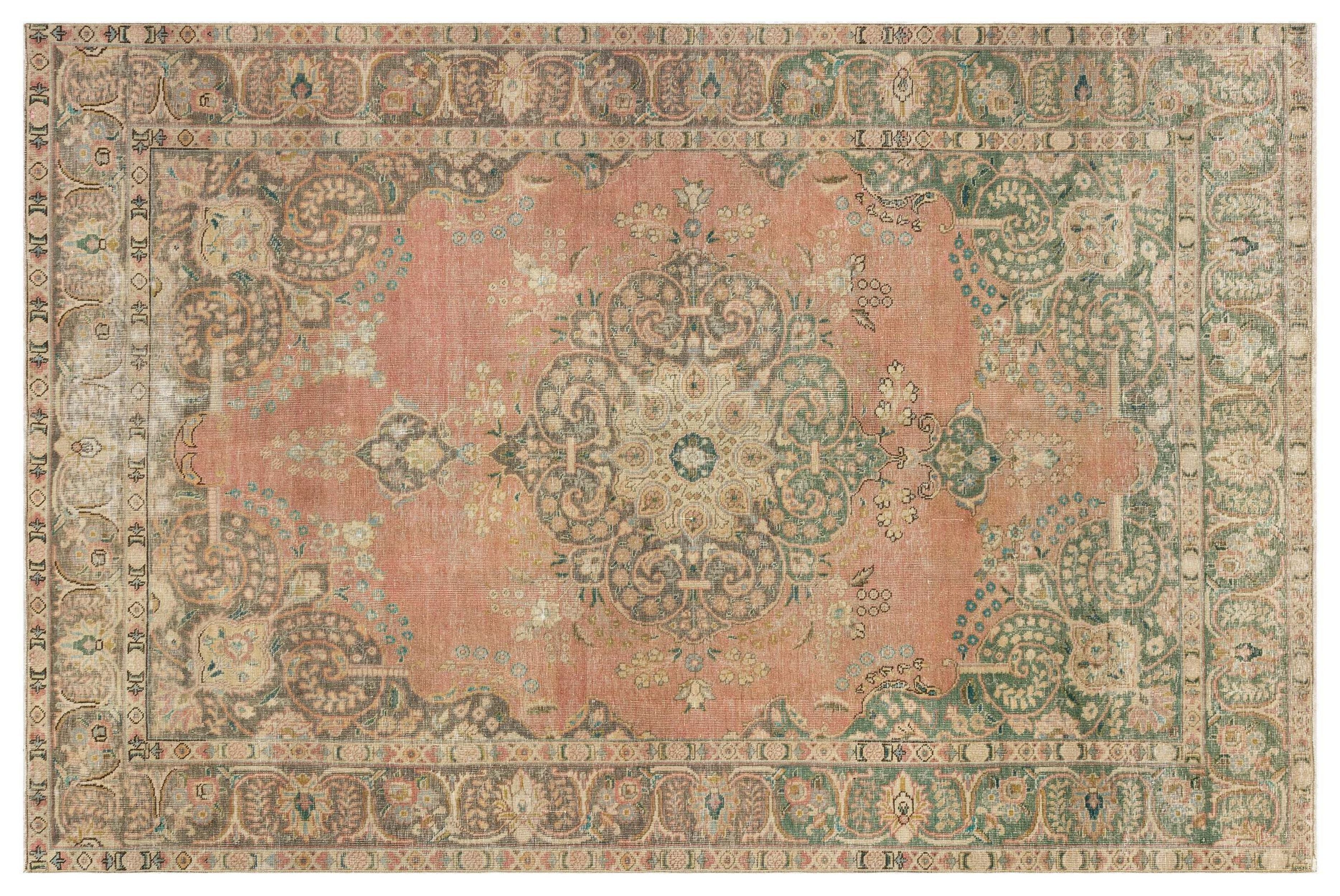 Huvela - Vintage Medallion Rug - 6'2 X 9'5