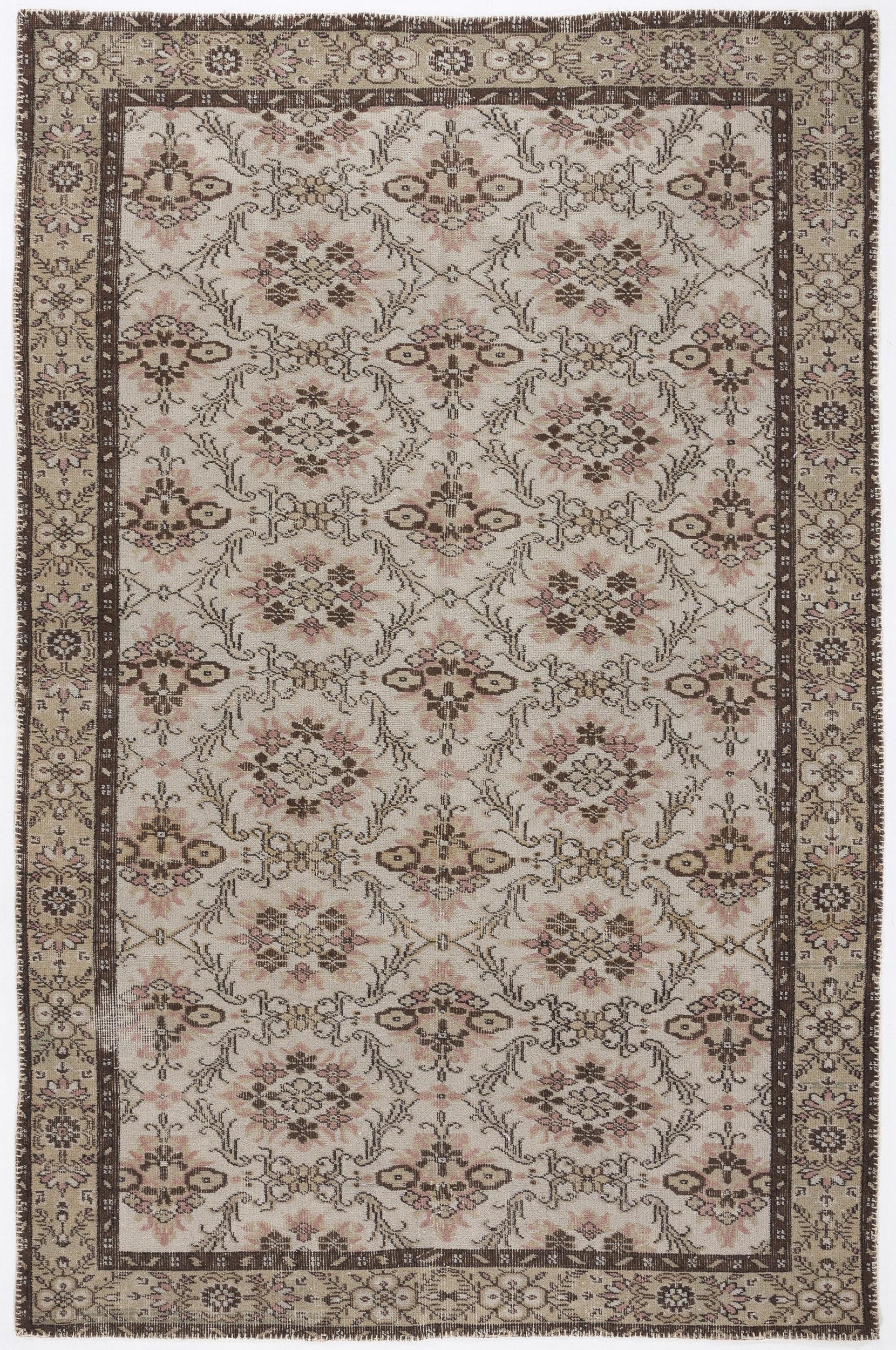 Mitera - Vintage Floral Rug - 5'10 X 8'10