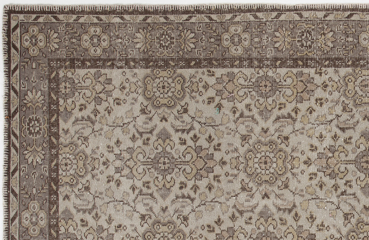 Crozoon - Vintage Floral Rug - 5'5 X 9'7