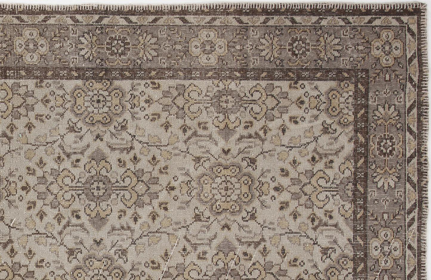 Crozoon - Vintage Floral Rug - 5'5 X 9'7