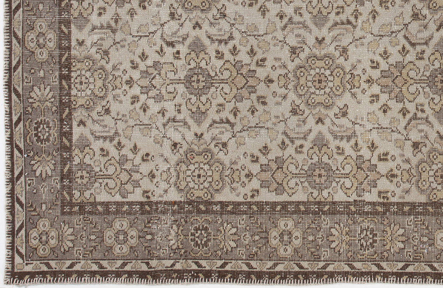 Crozoon - Vintage Floral Rug - 5'5 X 9'7