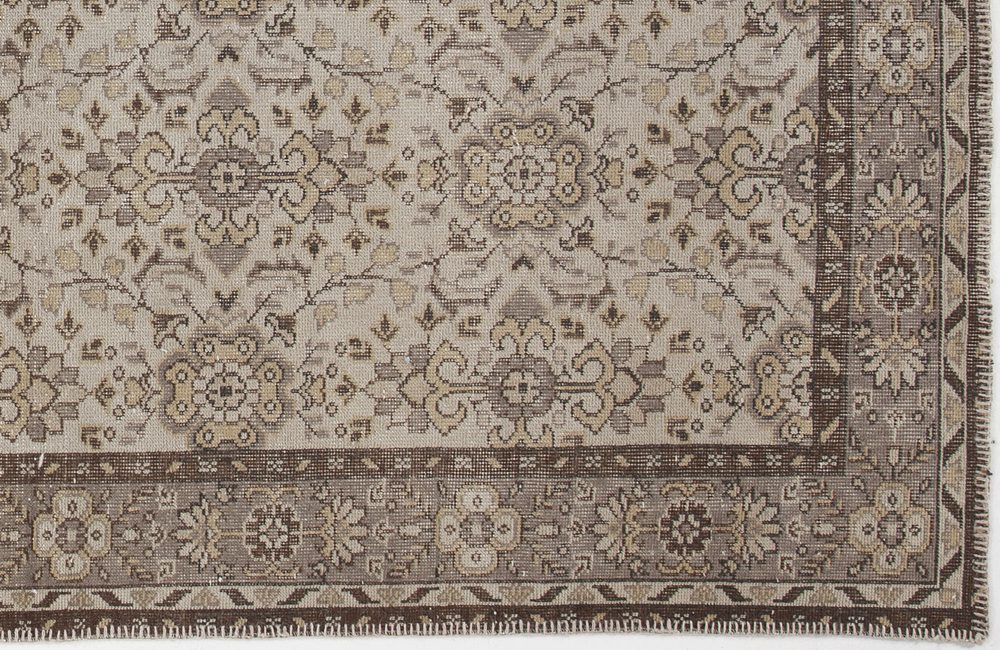 Crozoon - Vintage Floral Rug - 5'5 X 9'7