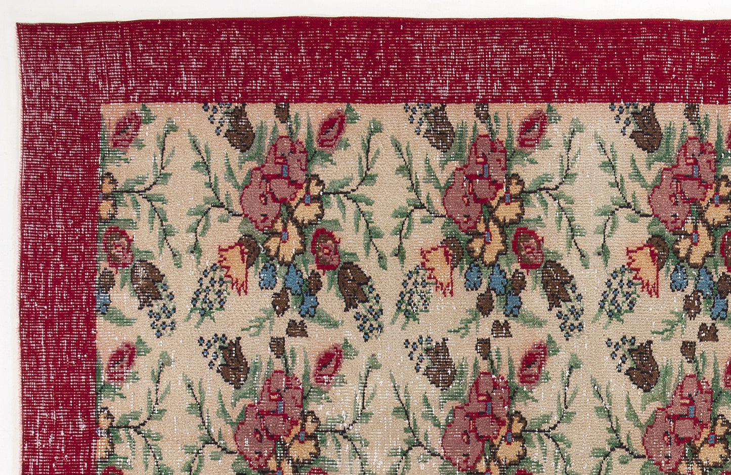 Lekail - Vintage Floral Rug - 5'9 X 10'0