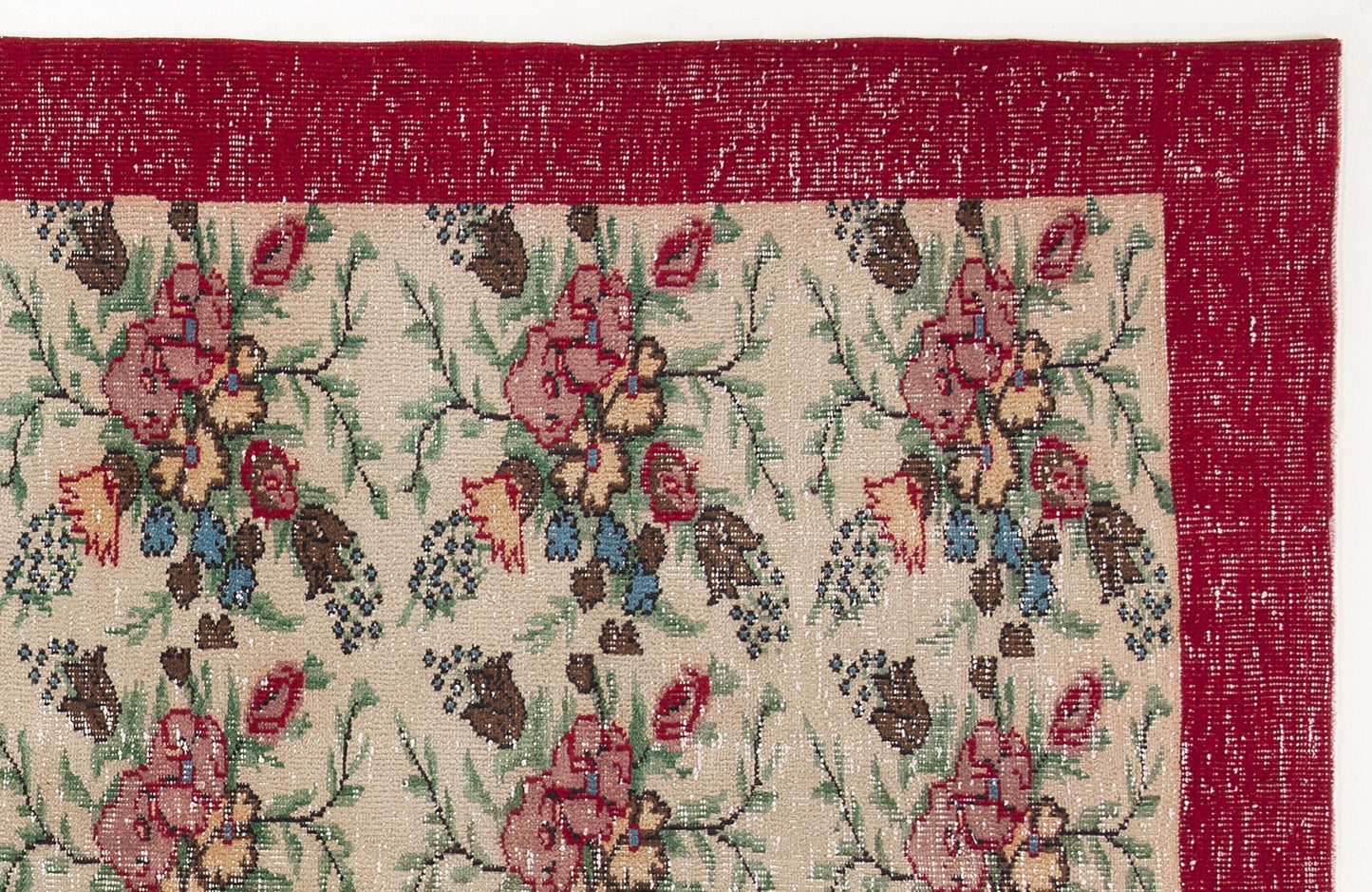 Lekail - Vintage Floral Rug - 5'9 X 10'0