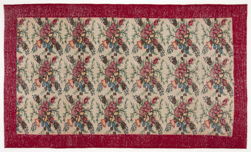 Load image 1 in gallery view. Lekail - Vintage Floral Rug - 5'9 X 10'0