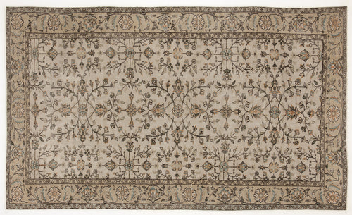 Load image 1 in gallery view. Lelura - Vintage Floral Rug - 5'5 X 9'0