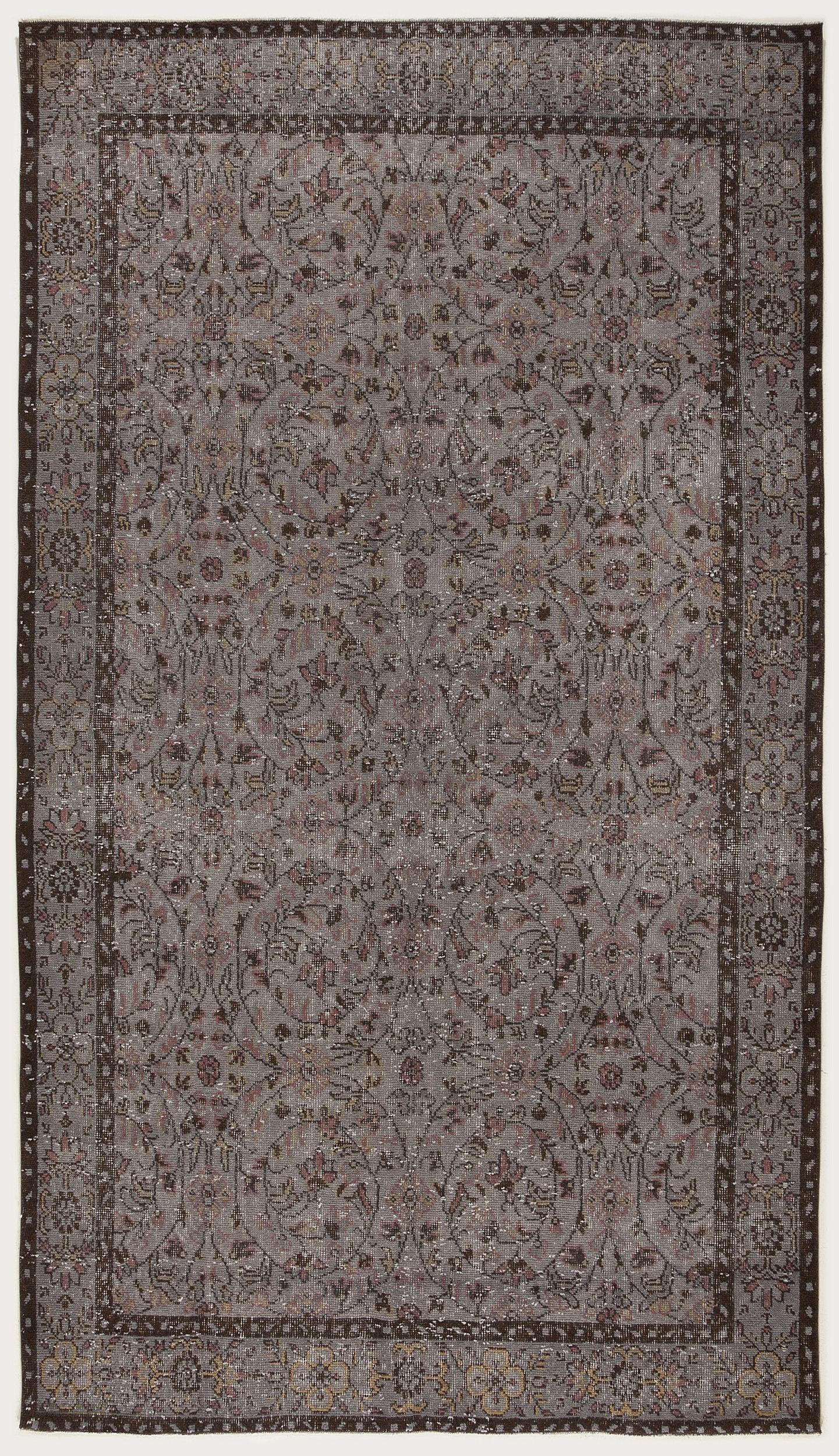Blapuva - Vintage Floral Rug - 5'7 X 9'10