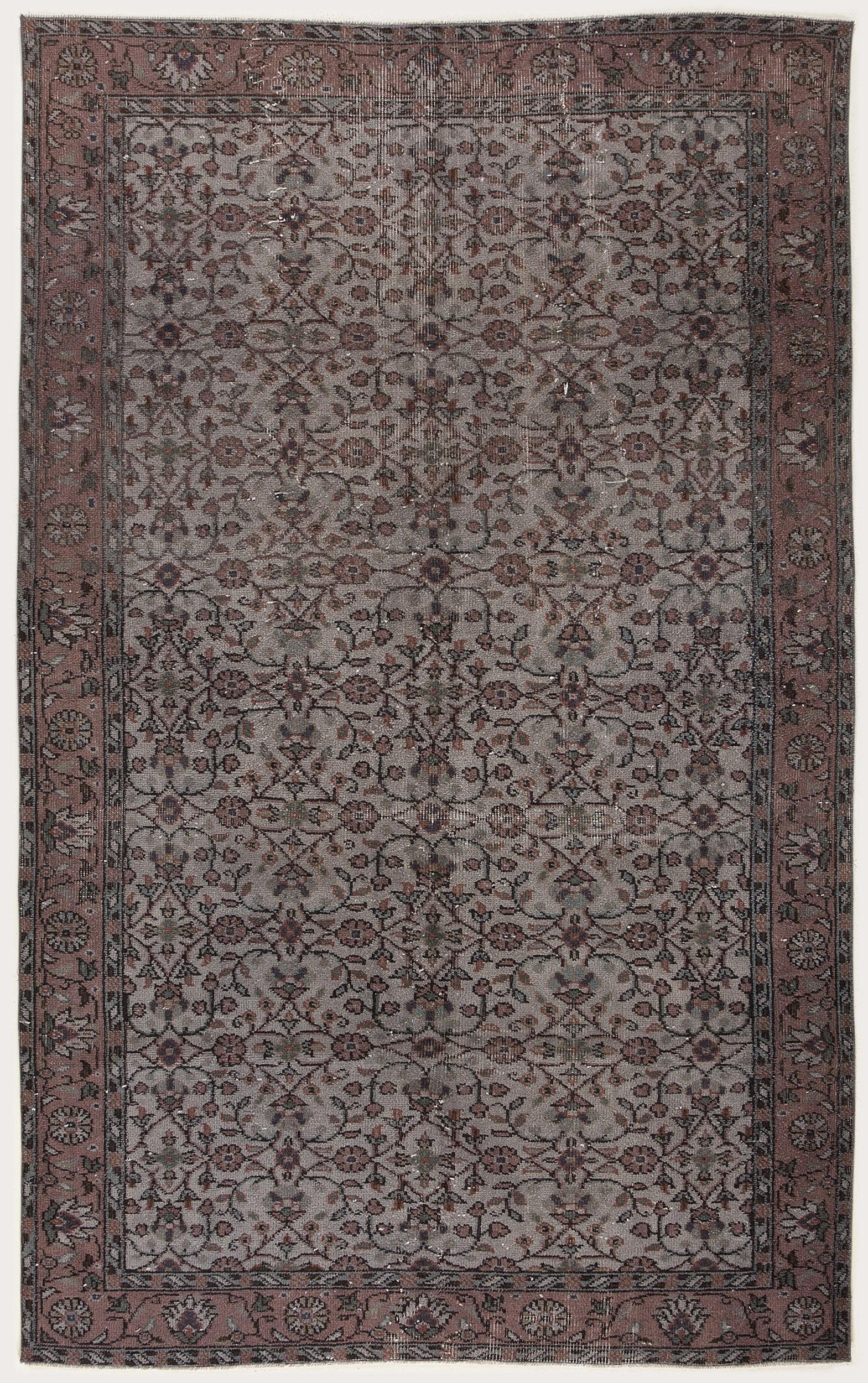 Baesala - Vintage Floral Rug - 5'1 X 8'6
