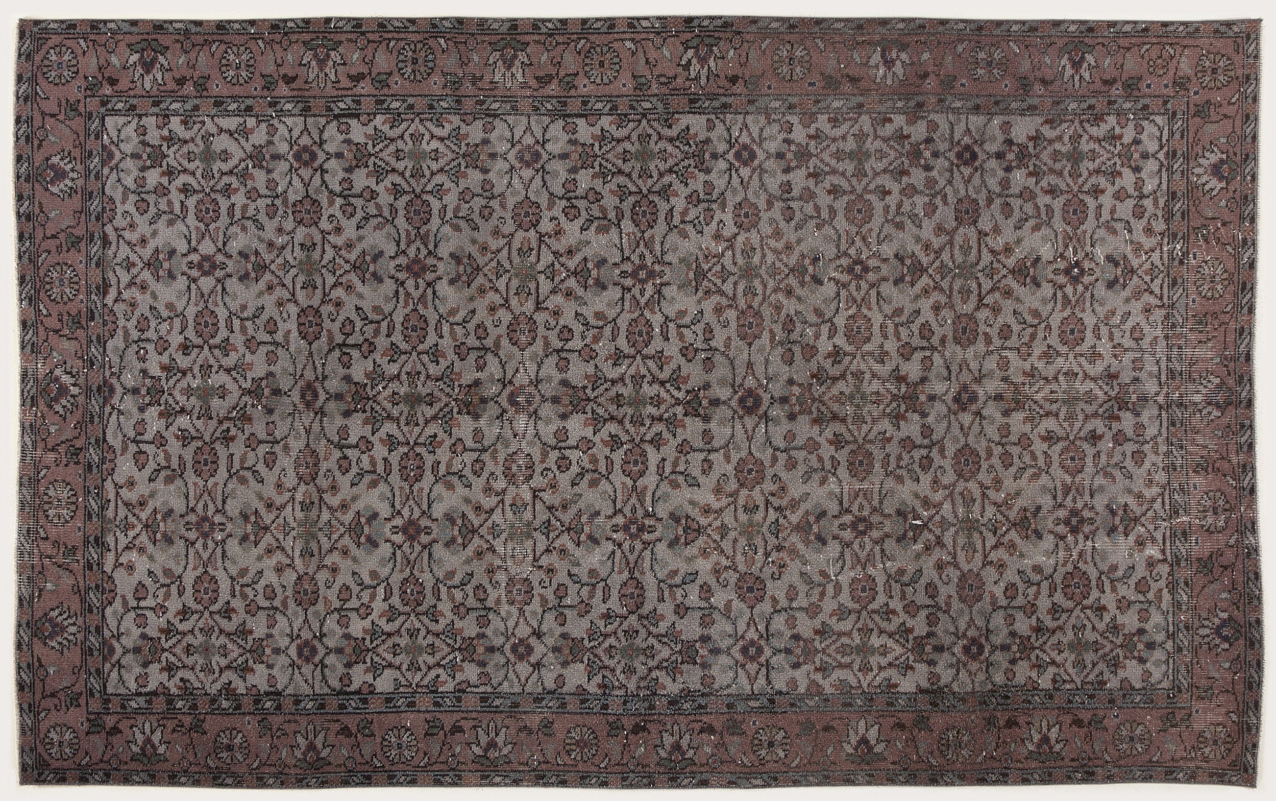 Baesala - Vintage Floral Rug - 5'1 X 8'6