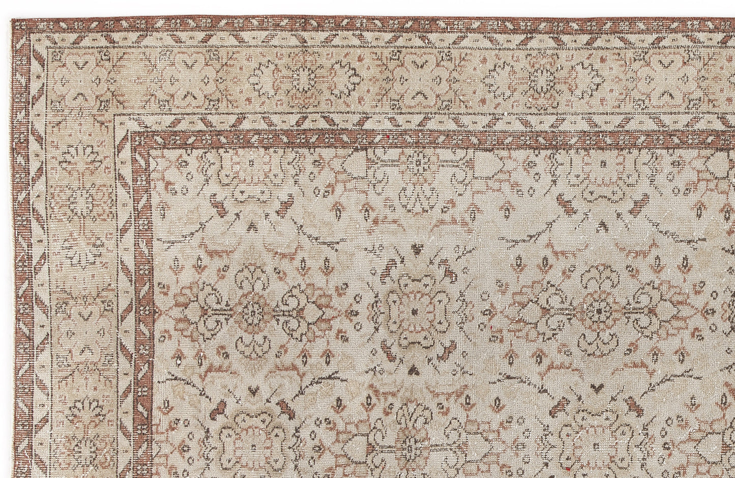 Freguen - Vintage Floral Rug - 5'8 X 9'5