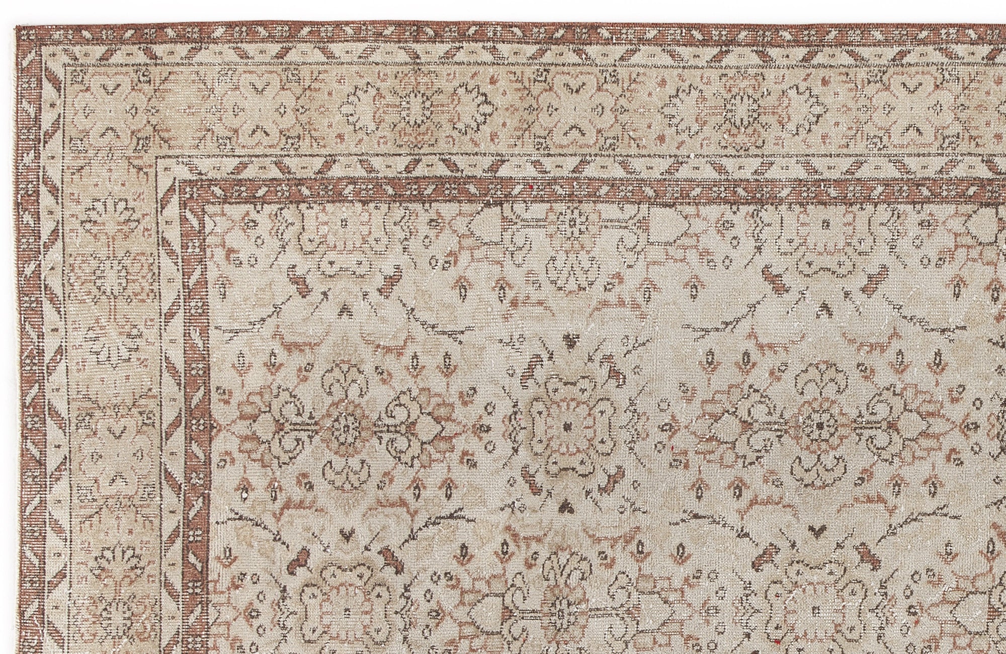 Freguen - Vintage Floral Rug - 5'8 X 9'5