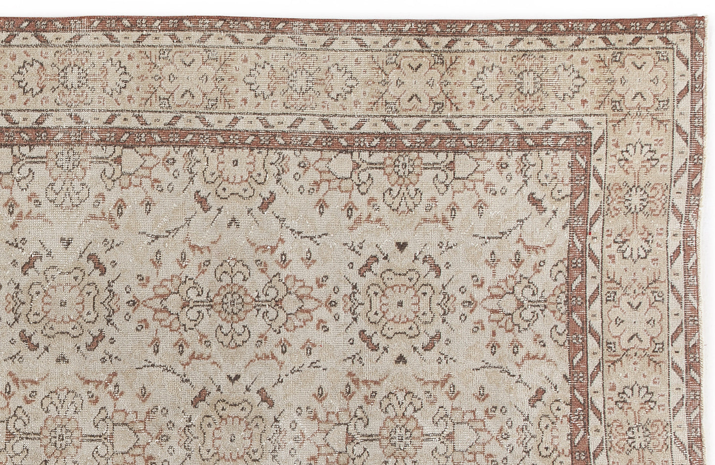 Freguen - Vintage Floral Rug - 5'8 X 9'5
